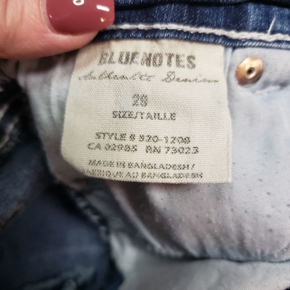 3 for $25 Bluenotes Denim Shorts 28 - Picture 4 of 5